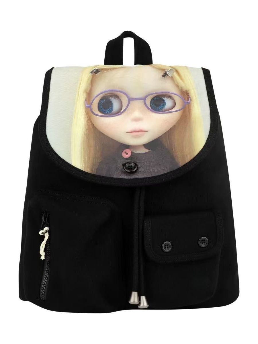 Cute Cartoon Doll For Early Spring Women's Backpack