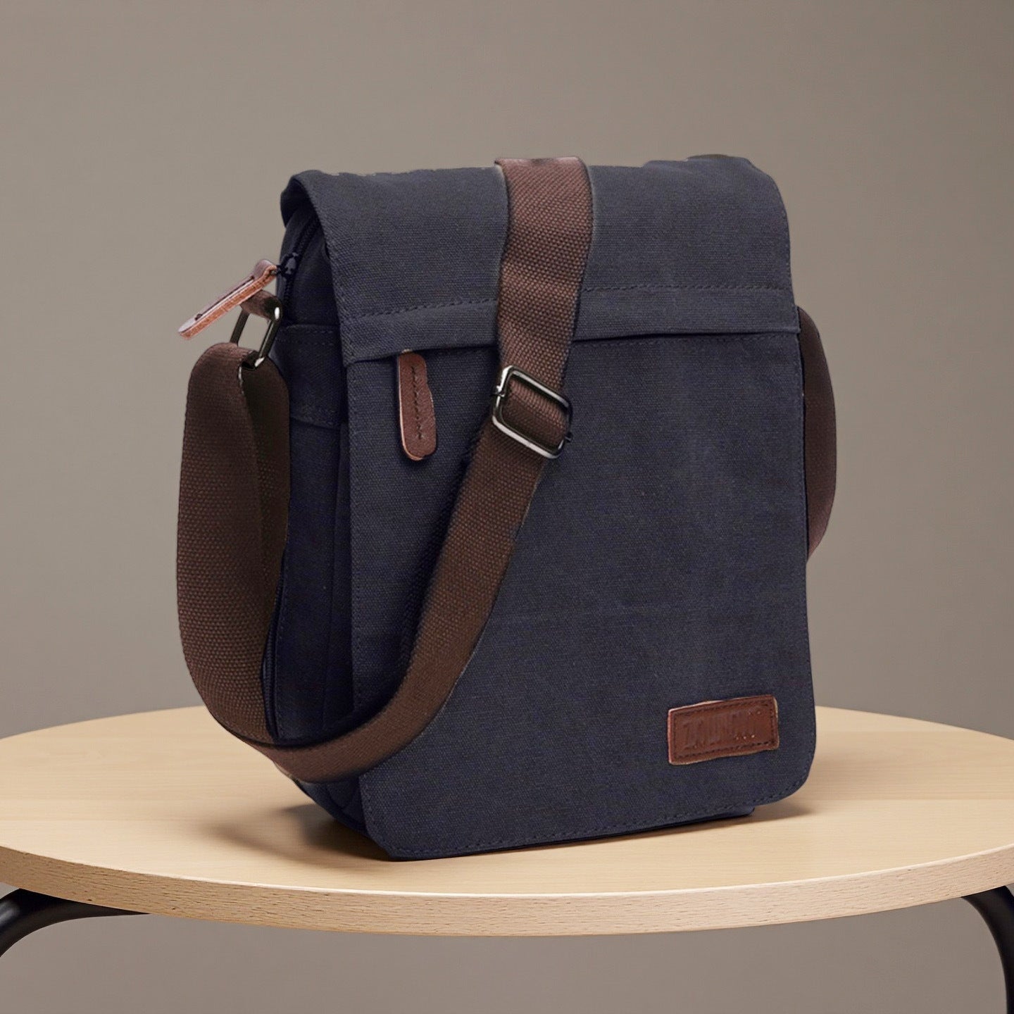 Classy Trendy Men's Single Canvas Computer Men's Messenger Bag