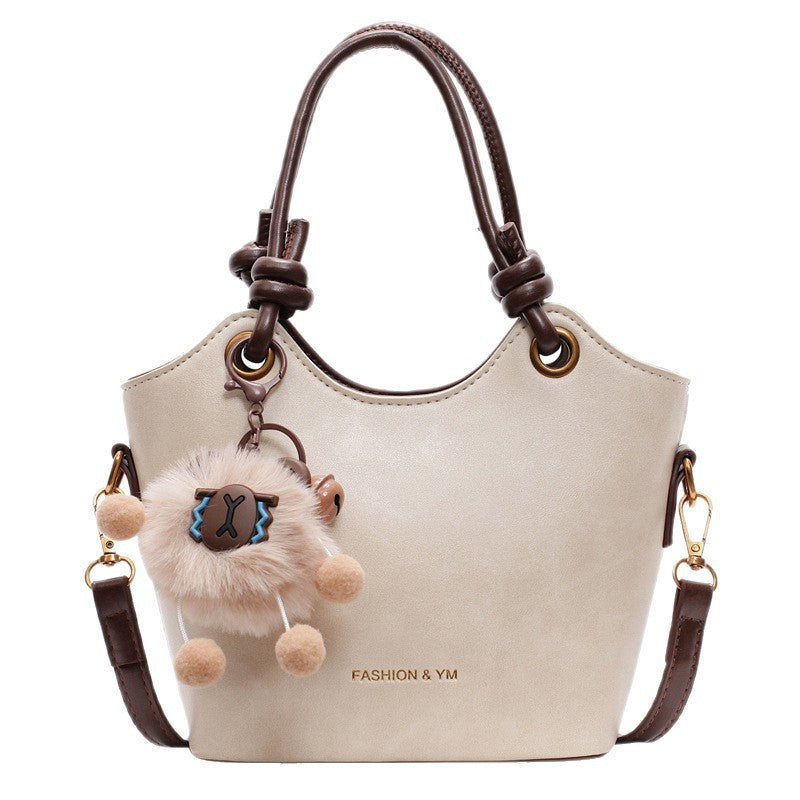 Women's High Sense Retro Winter Popular Texture Hand Cross Bags