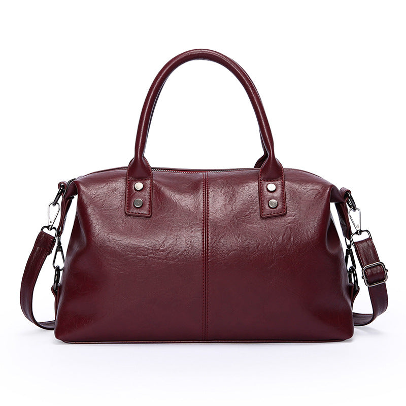 Women's Large Capacity Mom Boston Portable Commuter Women's Handbag