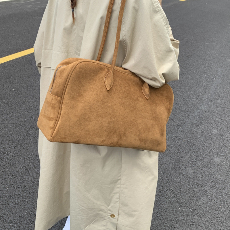 Women's Underarm Retro Large Capacity Commuter Portable Women's Shoulder Bag