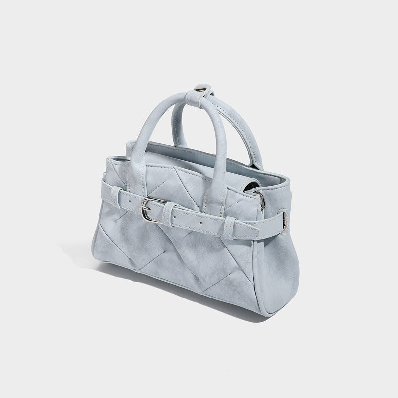 Women's Design Fashion Kelly Pleated Commuter Blue Women's Shoulder Bag