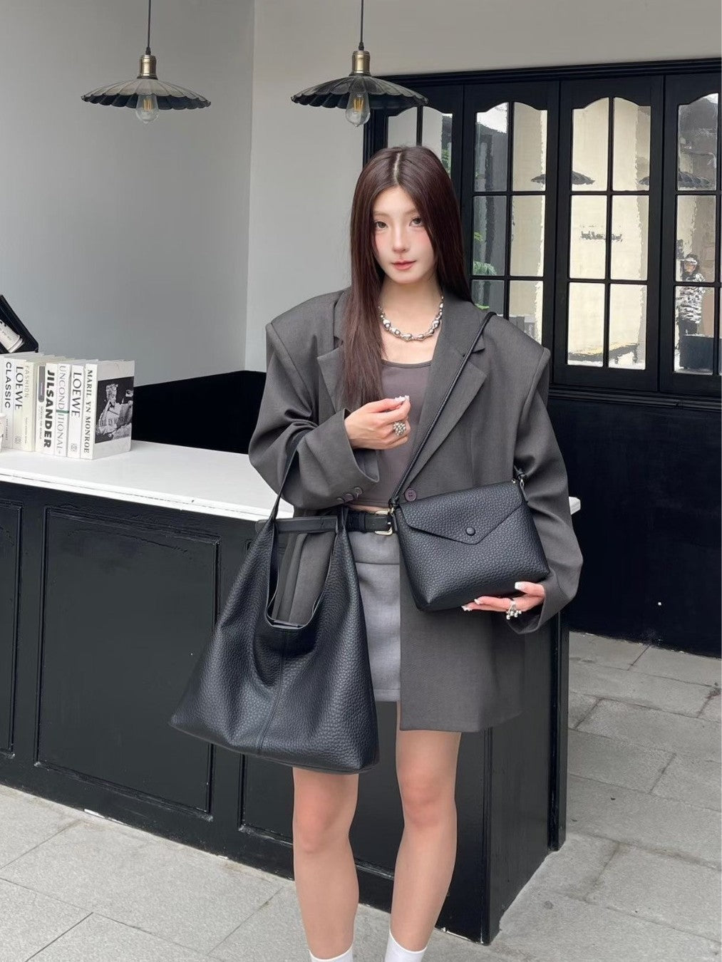 Large Capacity Fashion Portable Commuter Trendy Underarm Bag