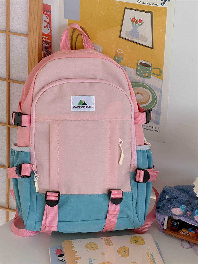 Color Large Capacity Personalized University Style Backpacks
