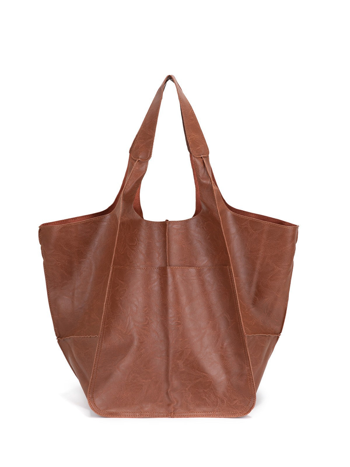 Women's Retro Soft Leather Commuter Wings Style Tote Bag