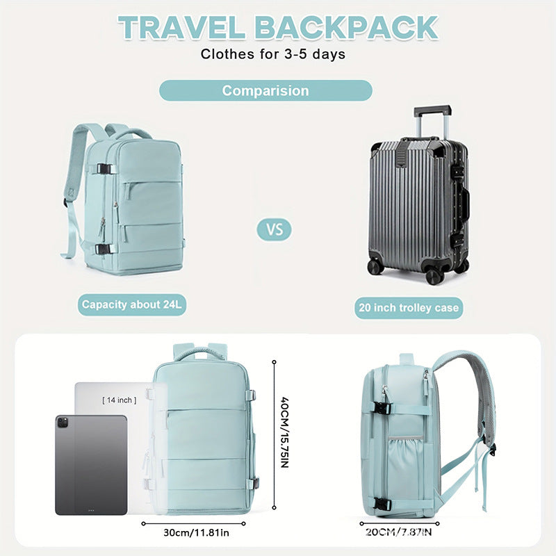 Women's & Men's Simple Lightweight Large Capacity With Shoe Compartments Women's Backpack