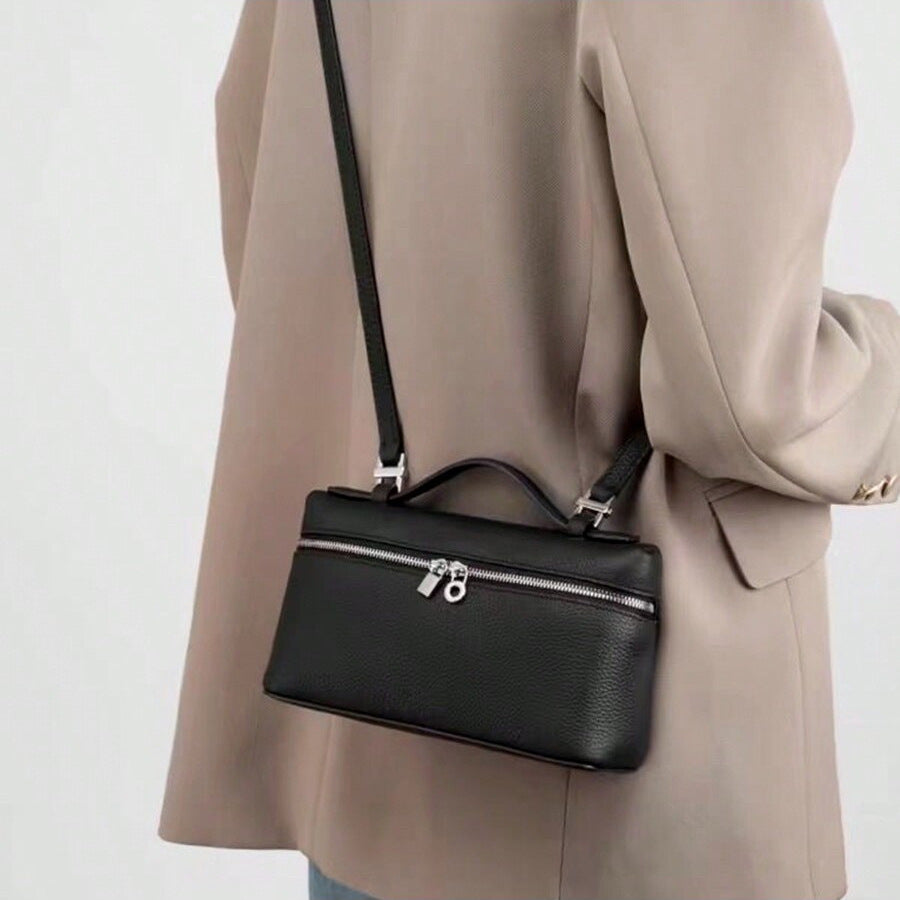 Women's Light Luxury Color Portable Leather Soft High Sense Fashion Women's Shoulder Bag