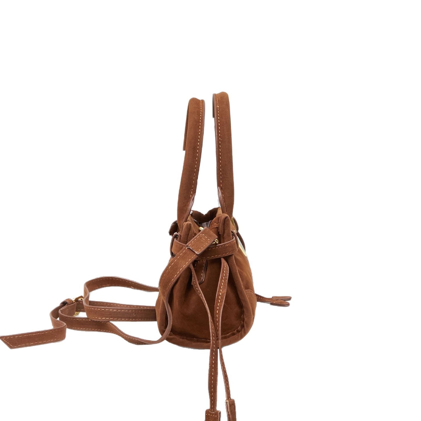 Women's High Quality Suede Matte Leather Retro Mechanical Bags
