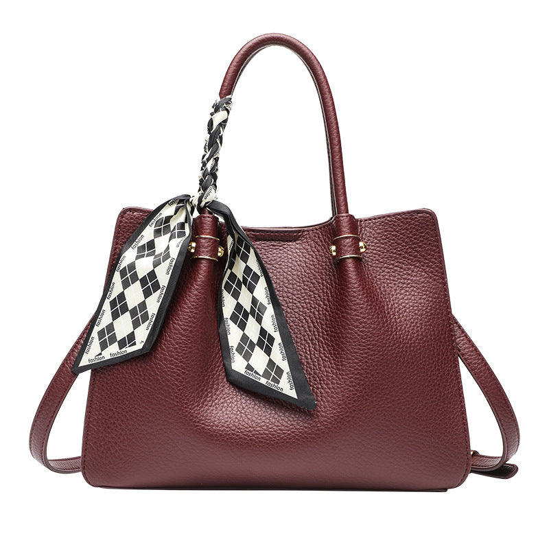 Women's Korean Style Retro Vegetable Basket Commuter Temperament Wild High Bucket Bags