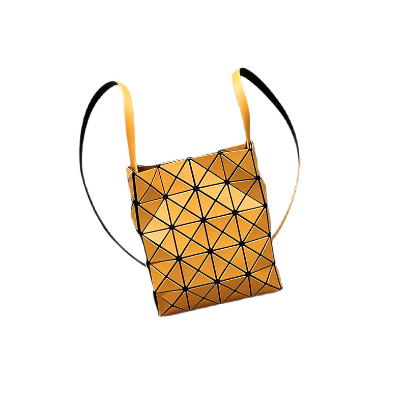 Women's Life Geometric Rhombus Hand Carrying Box Women's Messenger Bag
