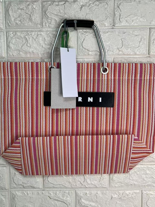 Women's Woven Aluminum Portable Straw Shopping Tote Bag