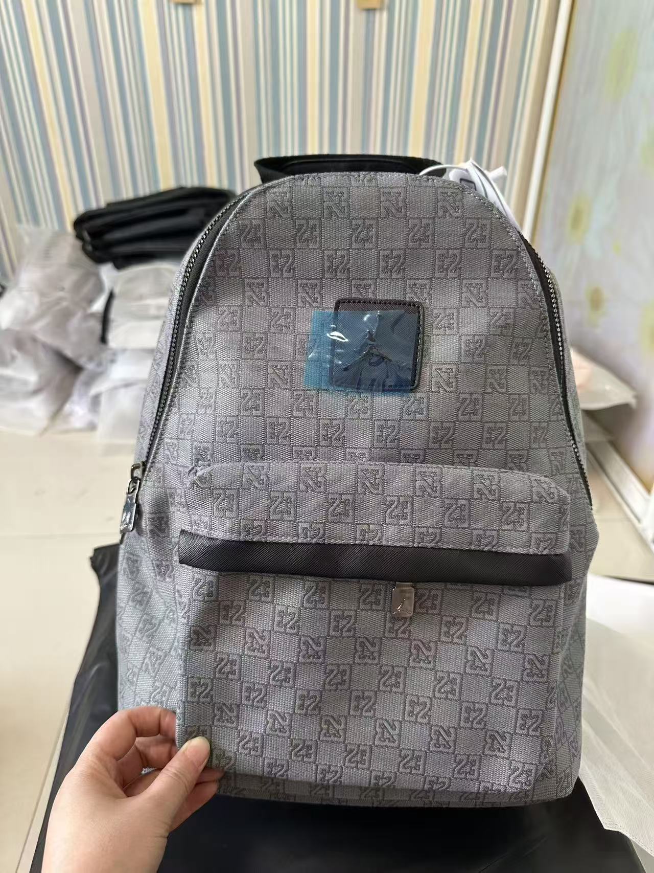 Women's & Men's Fashion Flying Man American Chessboard Presbyopic Women's Backpack