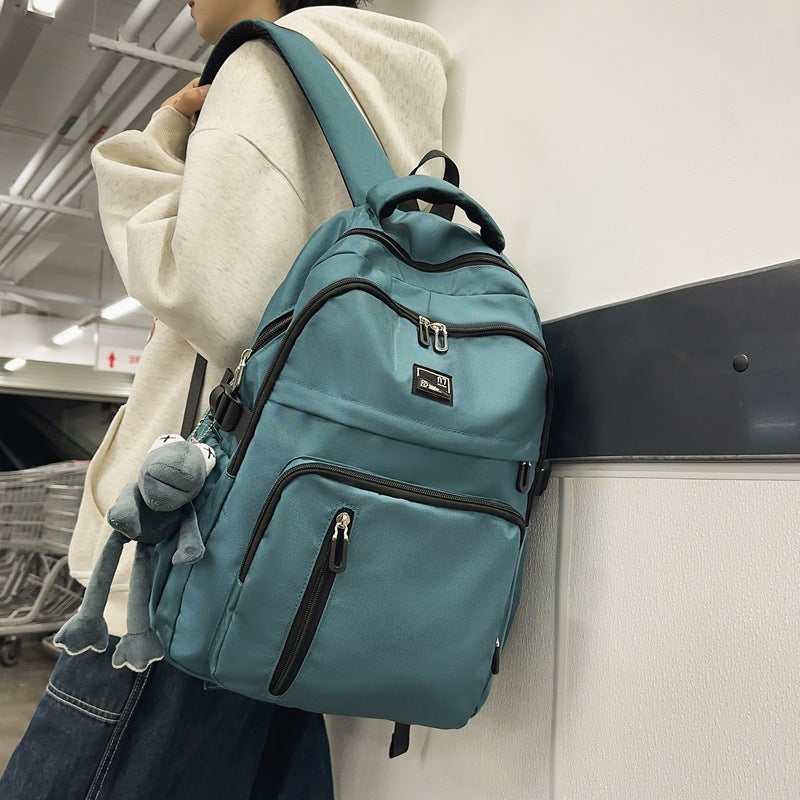 Women's & Men's Versatile Large Capacity Nylon Fashion Early Leisure Backpack