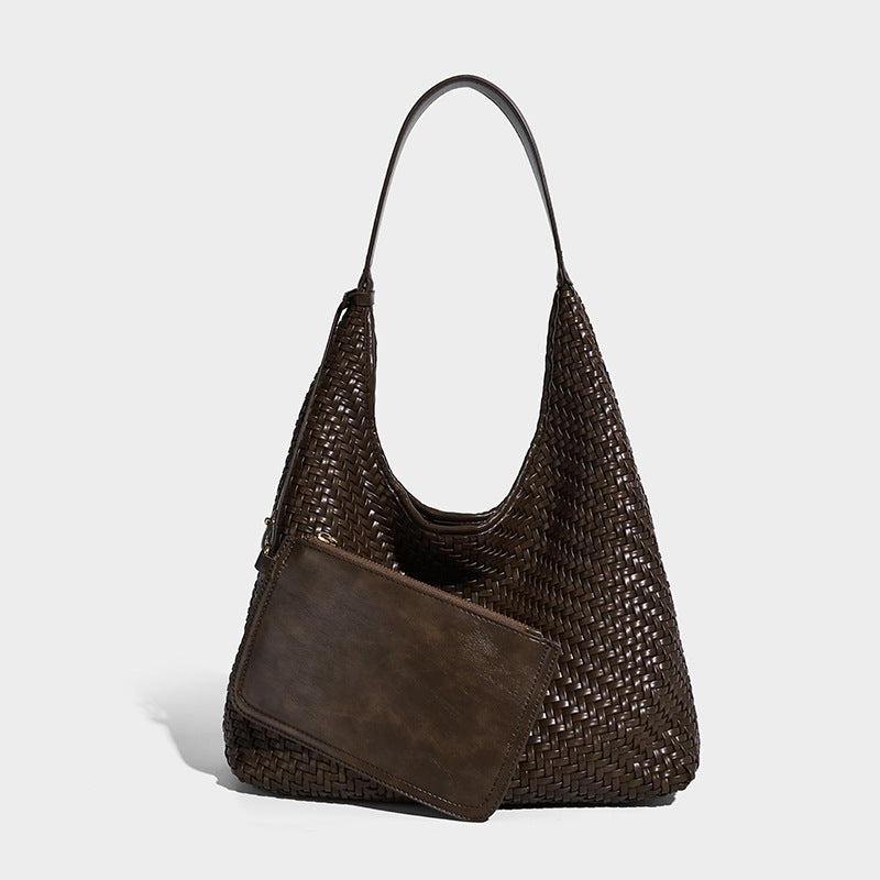 Idle Style Hand-woven Fashion Large Capacity Underarm Bag