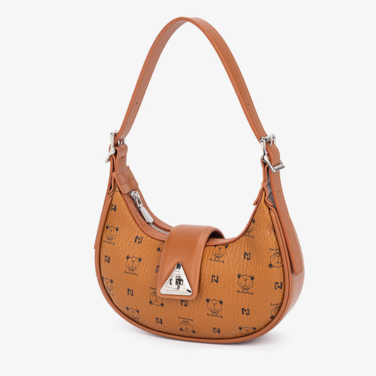 Women's Portable Fashion Minority Design Crescent Moon Bags