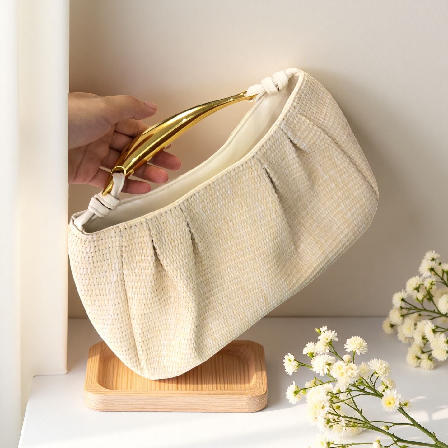Straw Female Seaside Vacation Style Sense Women's Messenger Bag