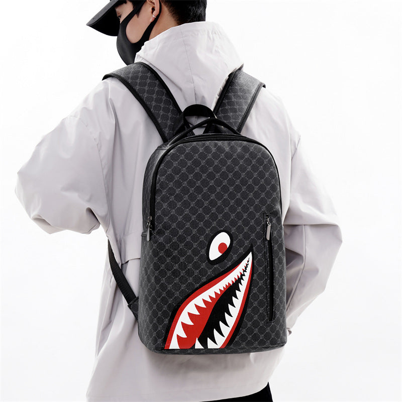 Simple Personality Fashion Male Female Class Commuter Large Leisure Backpack