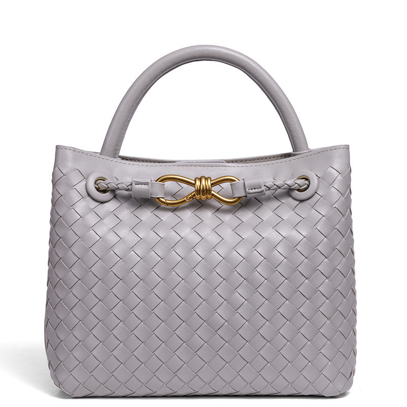 Women's Horizontal Versatile Bow Design String Clip Handbags