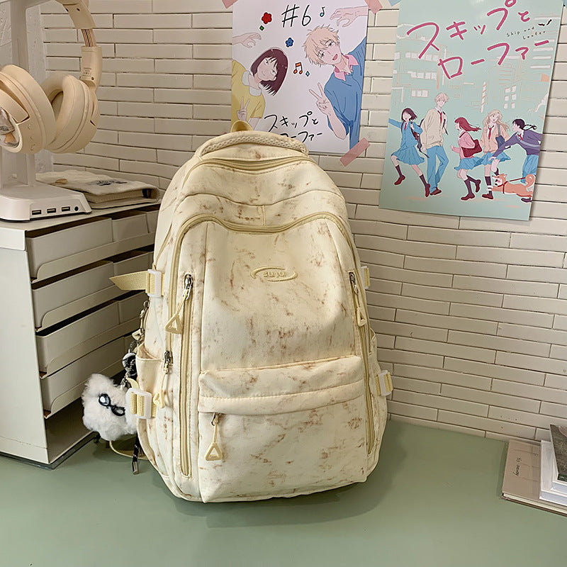 Capacity Campus Female Korean Junior High Simple Backpacks