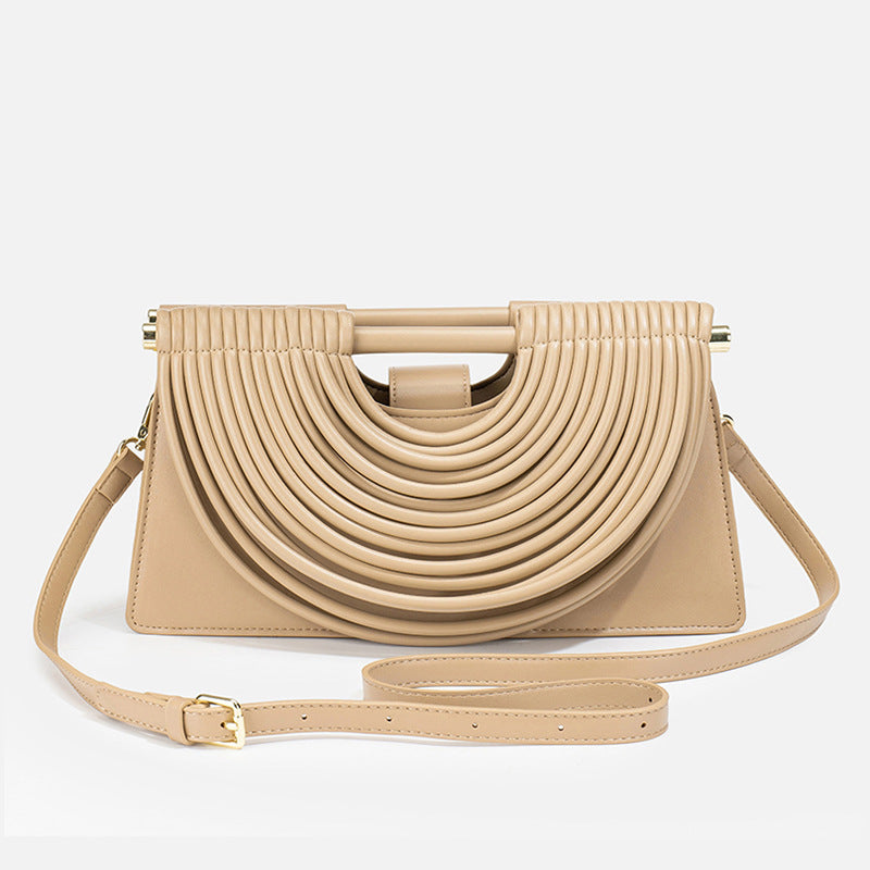 Women's Woven Clutch Fashion Personality Trend High-grade Small Square Bags