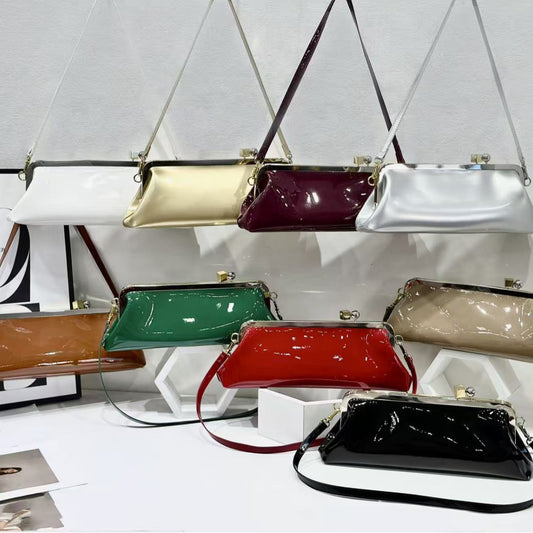 Women's Mirror Baguette Clutch Dress Garment Dinner Women's Shoulder Bag