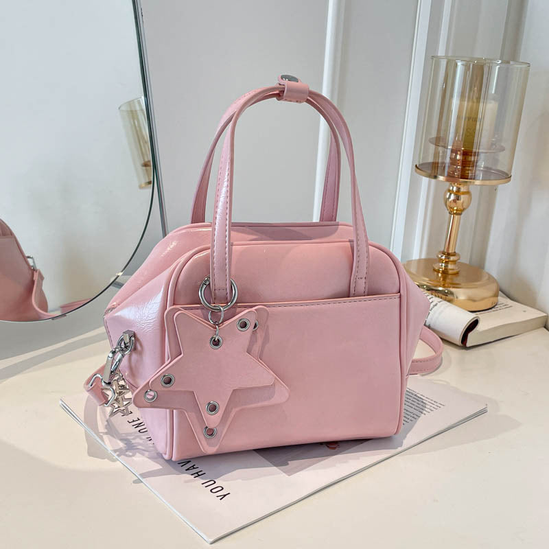 Korean Style Niche Macron Color Lightweight Trendy Shoulder Bags