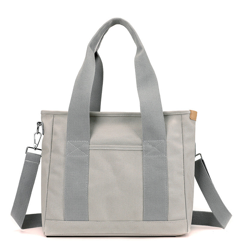 Women's Canvas Large Capacity Commuter Outing Mummy Style Women's Shoulder Bag