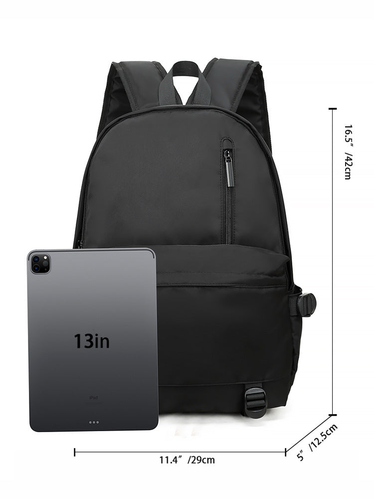 Men's Trendy Simplicity Large Capacity Junior High College Leisure Backpack