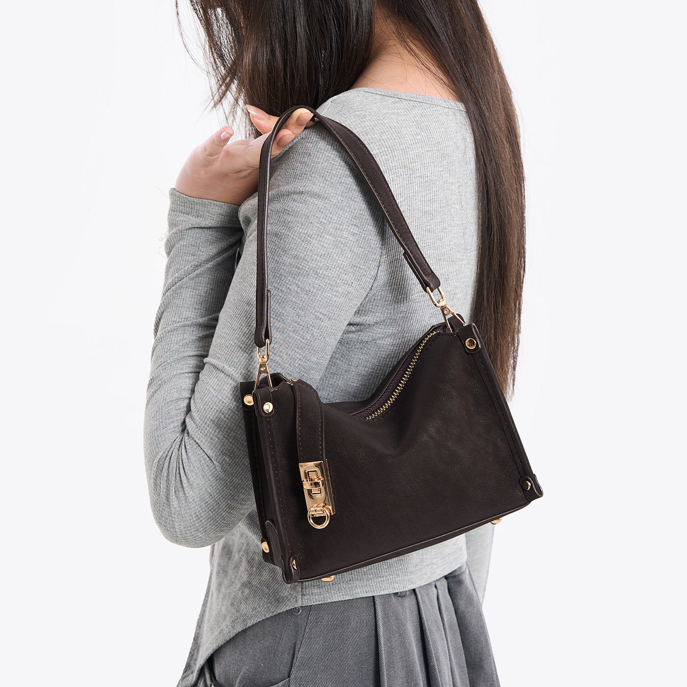 Retro Fashion Embroidery Thread Mini Advanced Women's Shoulder Bag