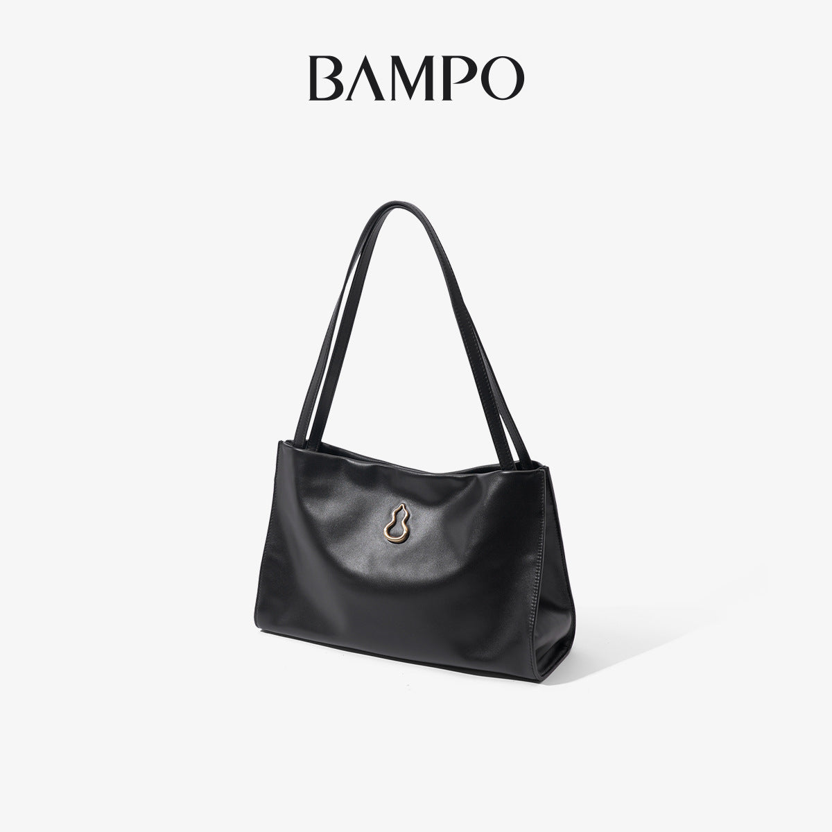 Women's Closed Toe Layer Leather Commuter Gourd Tote Bags