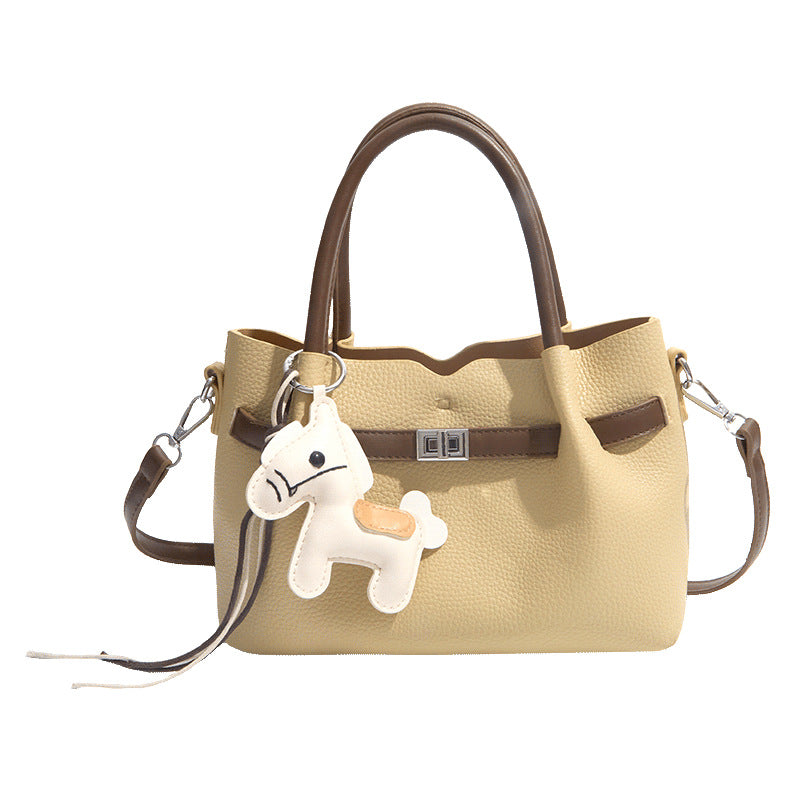 Korean Style Retro Minority Spring Large Capacity Handbags