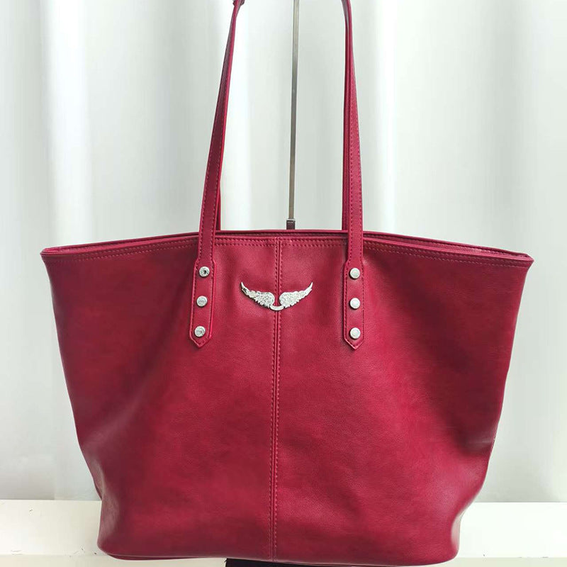 Large Capacity Retro Fashion Minimalism Lightweight Tote Bag