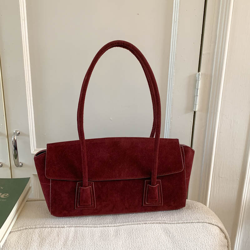 Women's High Quality Suede Underarm Fashion Simple Women's Shoulder Bag