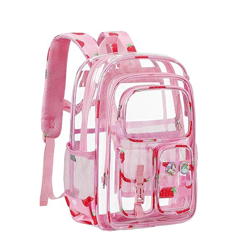 Comfortable Durable Dinosaur Unicorn Visualization Transparent Leisure Backpack
