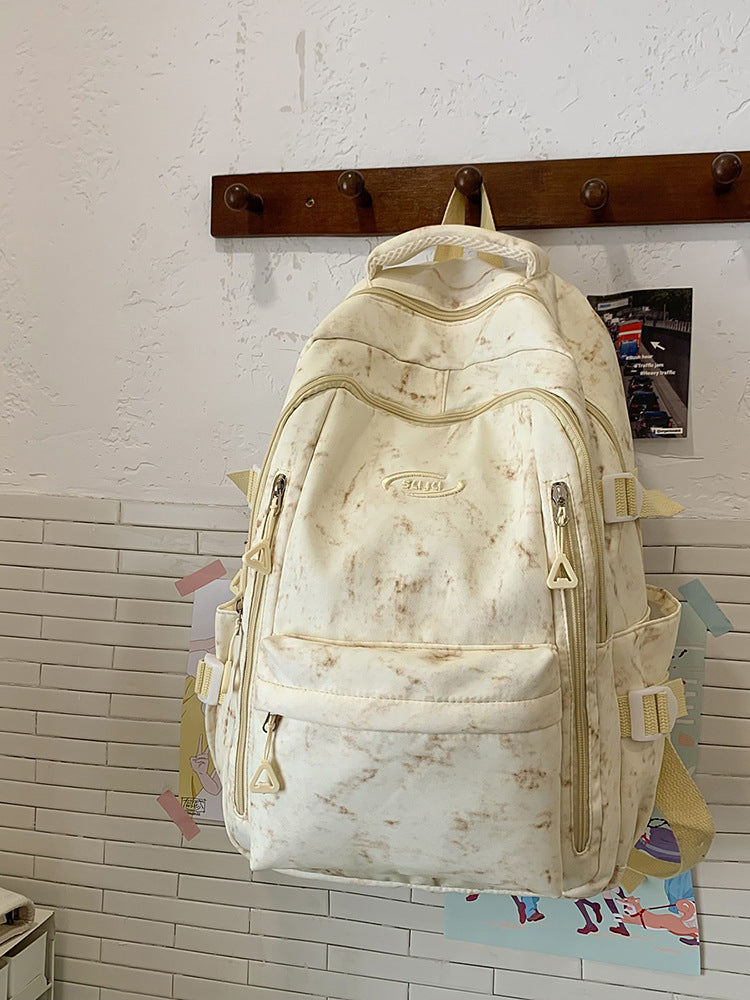 Capacity Campus Female Korean Junior High Simple Backpacks