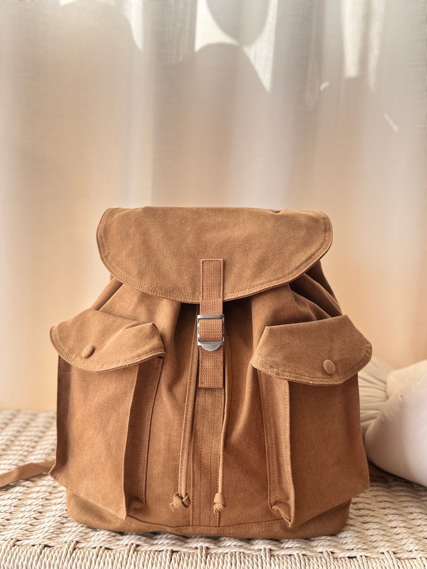 Canvas Fashionable Simple Large Capacity Retro Backpacks