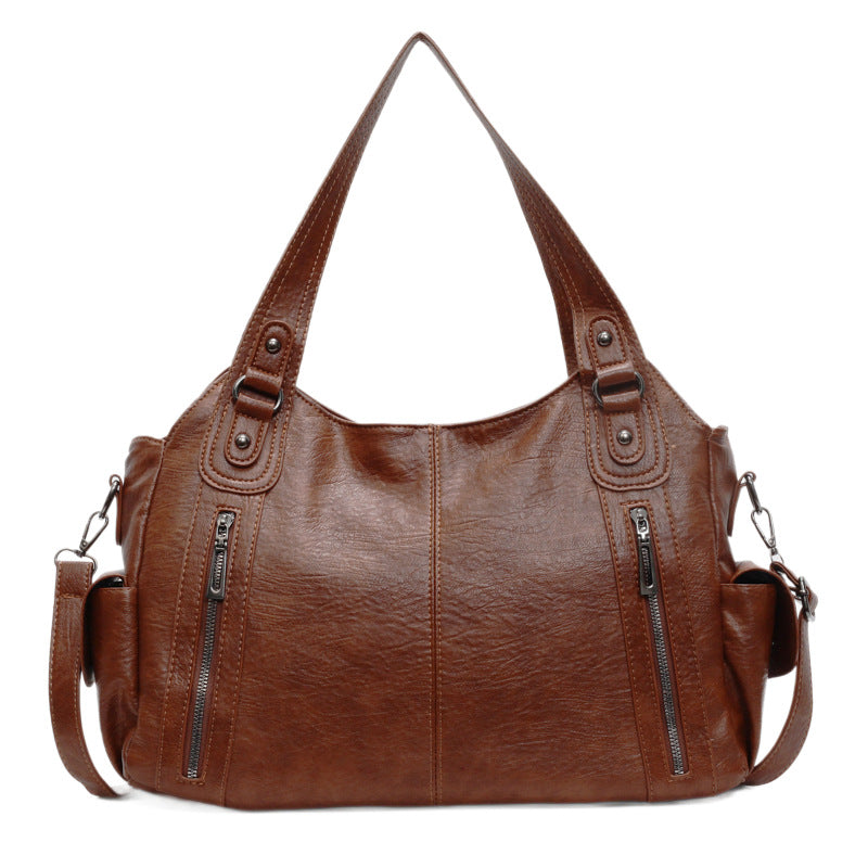 Women's Retro Versatile Fashionable Lightweight Feel Hand-carry Tote Bag