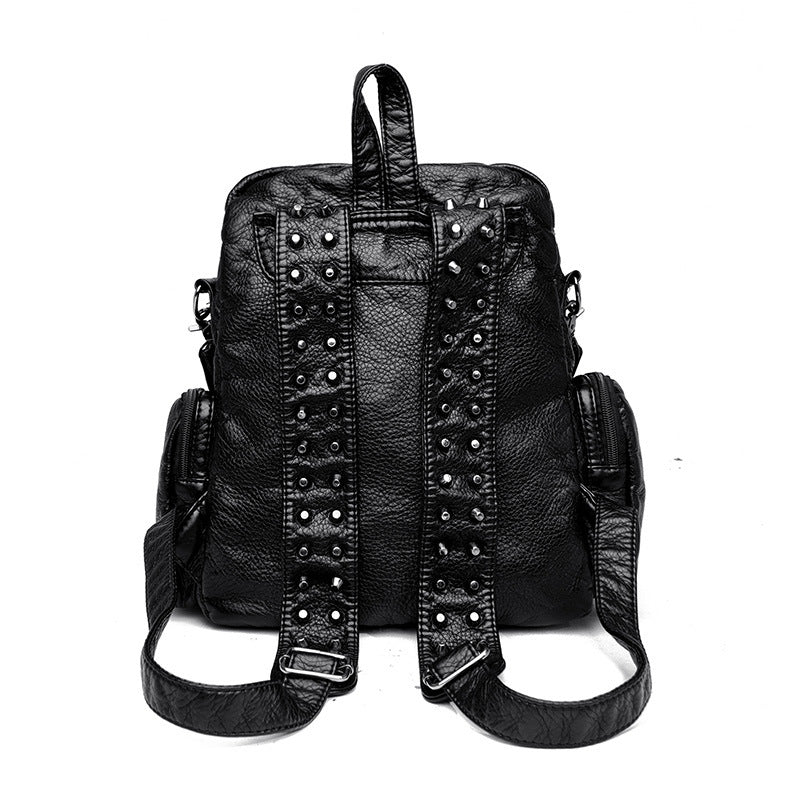 Women's Trendy Spring Fashionable Rivet Strap Sweet Women's Backpack