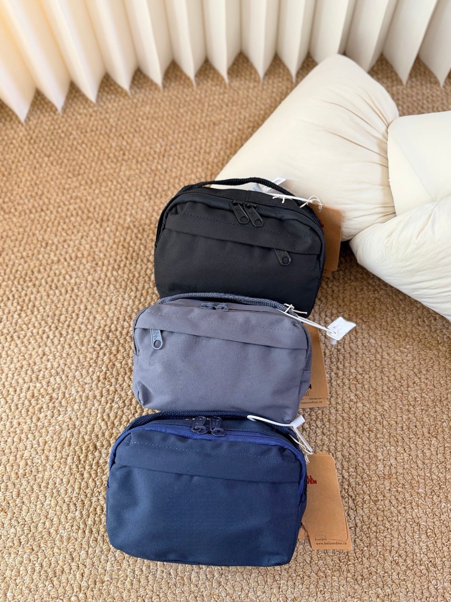 Capacity Dopamine Color Nylon Waterproof Lightweight Simple Bags