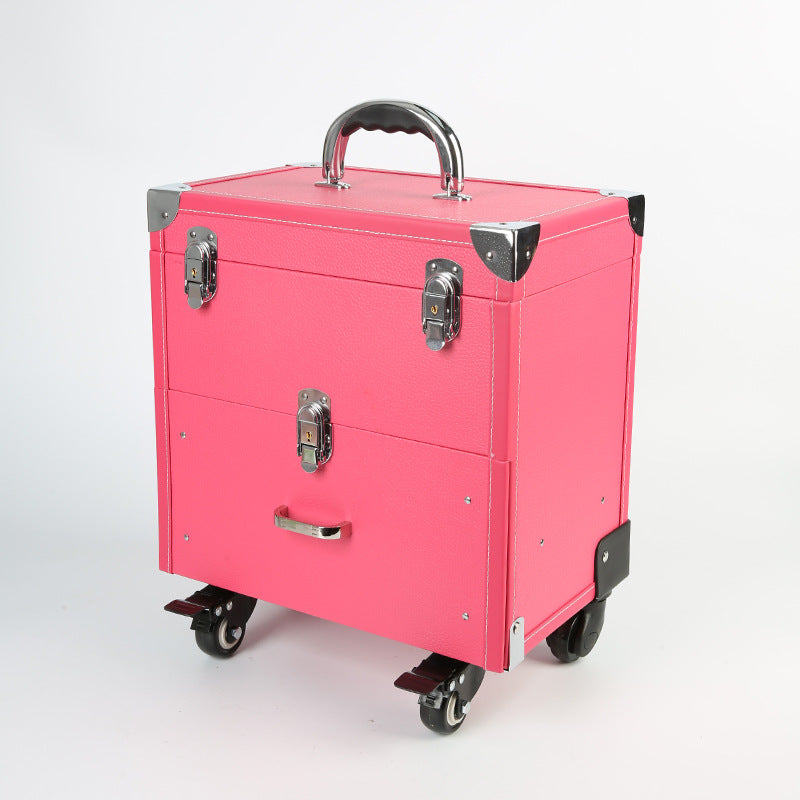 Professional Tattoo Embroidery Nail Beauty Box Brake Large Capacity Storage Cosmetic Cases