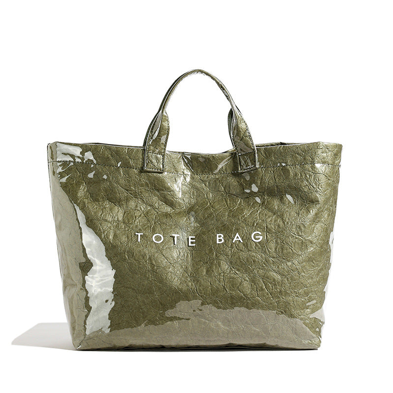 Women's Korean Style Large Capacity Totes Fashion Portable Tote Bag