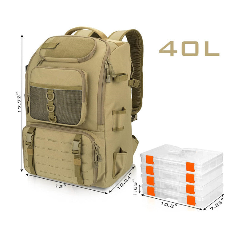 Fishing Large Capacity Line Gear Storage Sport Waist Bag, Accessory Bag