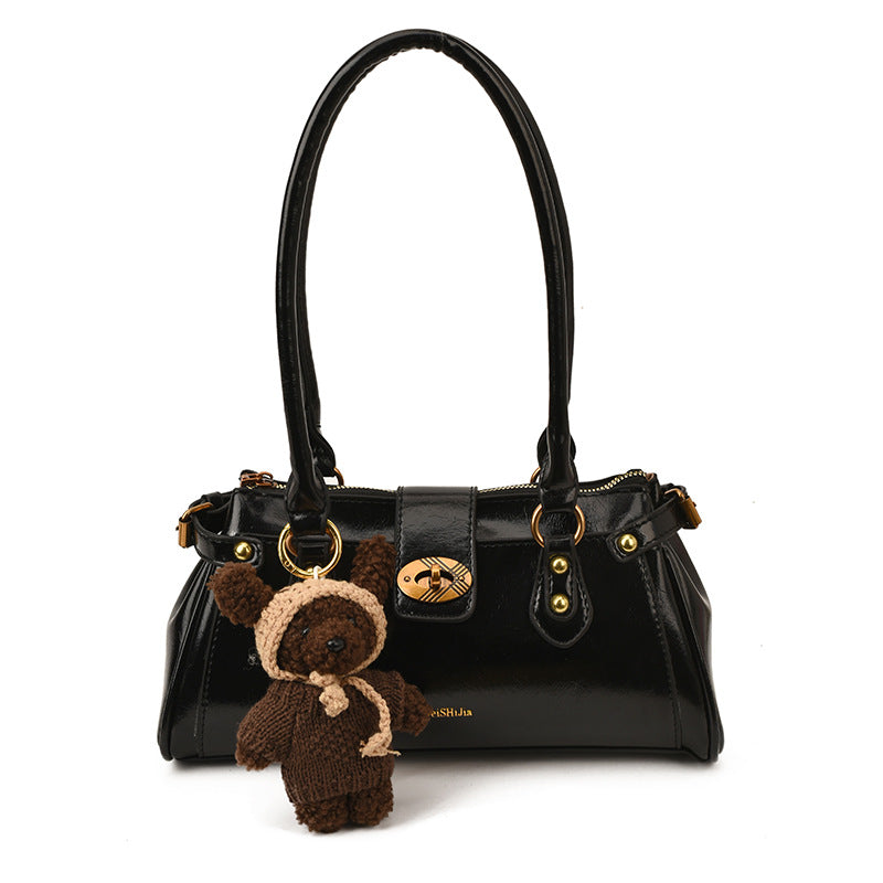 Women's Baguette For Winter Advanced Texture Light Luxury Women's Shoulder Bag