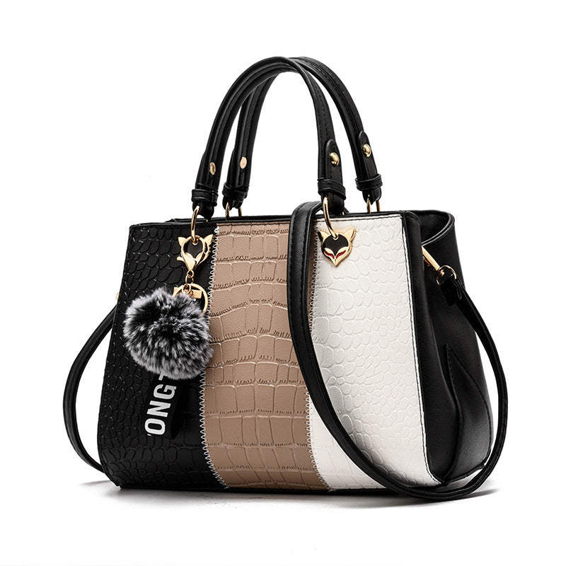 Attractive Women's Generous Korean Fashion Simple Women's Handbag