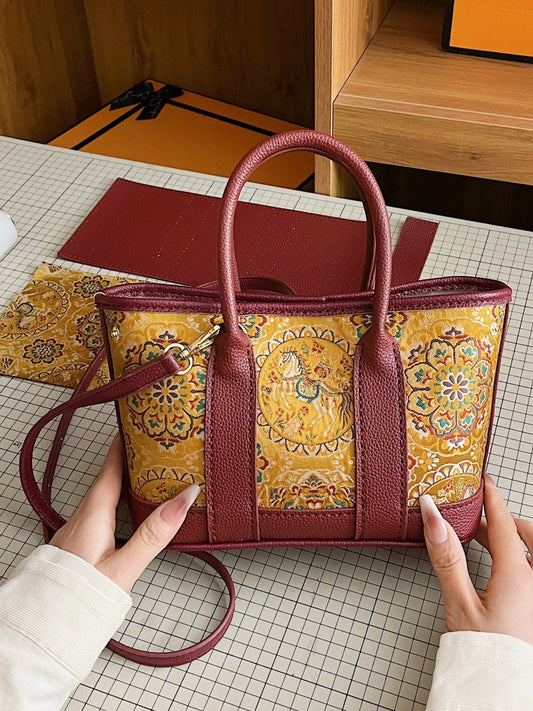 Handmade Self-made Cloth Material Chinese Style Embroidery Tote Bags