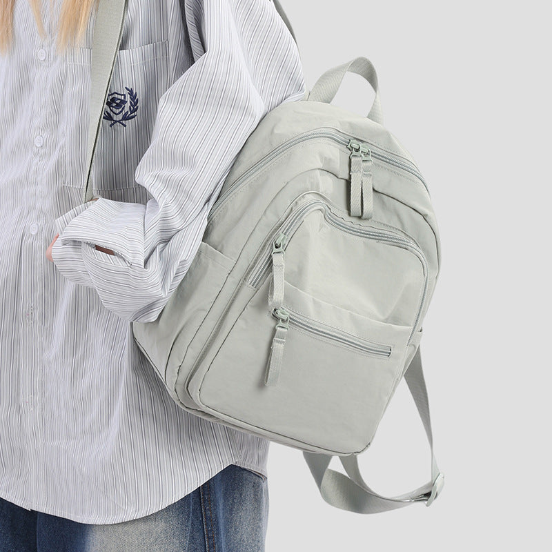 Women's Nylon Cloth Spring Lightweight Waterproof Leisure Backpack
