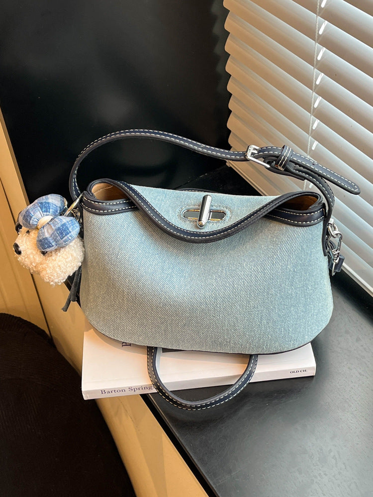 Innovative Women's Denim Design Cloth Carrying Handbags