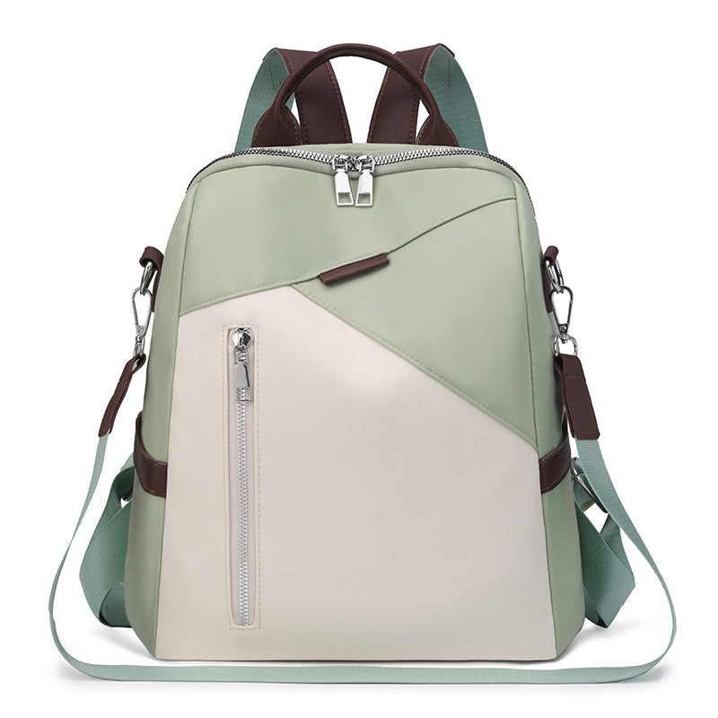 Classic Lightweight Fashion Stitching Trendy Simple Women's Backpack