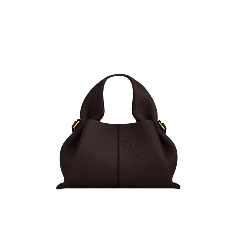 Women's Niche Dumpling French Retro High-grade Portable Women's Messenger Bag