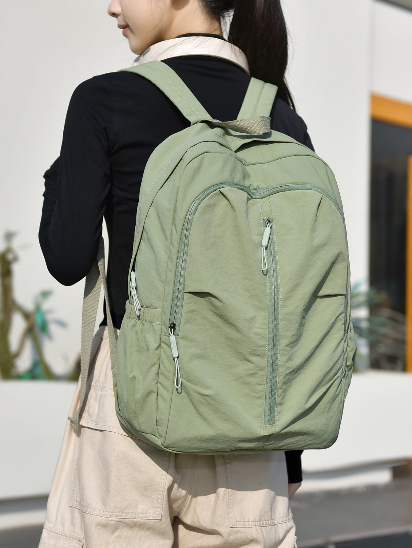 Simple Trendy Camping Large Capacity Folding Leisure Backpack